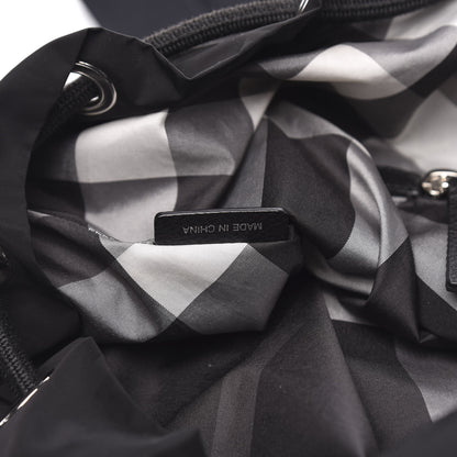 Burberry Nylon Solid to Check Backpack Black 6 of 8