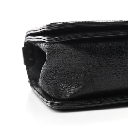 Chanel Goatskin Chesterfield Quilted Medium Celtic Boy Flap Black 8 of 9