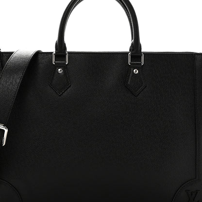 Louis Vuitton Taiga Slim Briefcase Black 7 of 9
