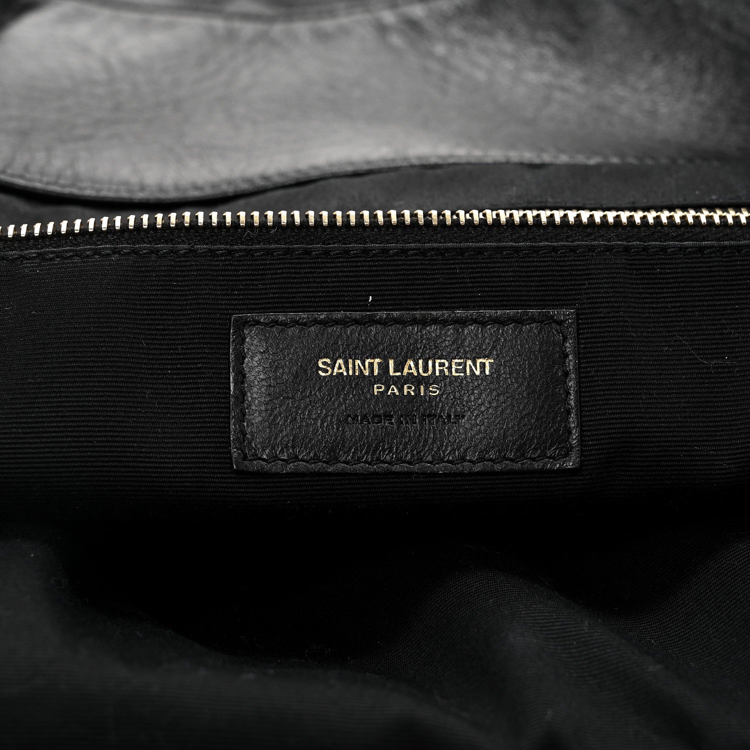 Saint Laurent Lambskin Quilted Maxi Icare Shopping Tote Black 7 of 11