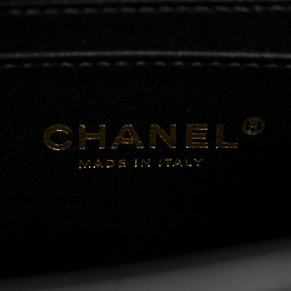 Chanel Lambskin Quilted Mini Rectangular Flap Black 6 of 12