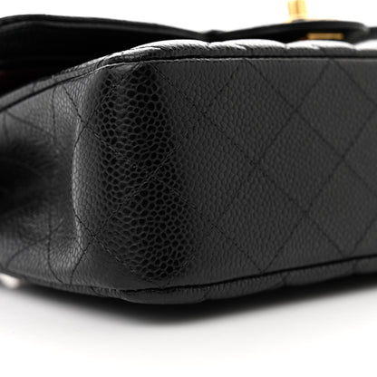 Chanel Caviar Quilted Small Double Flap Black 9 of 11
