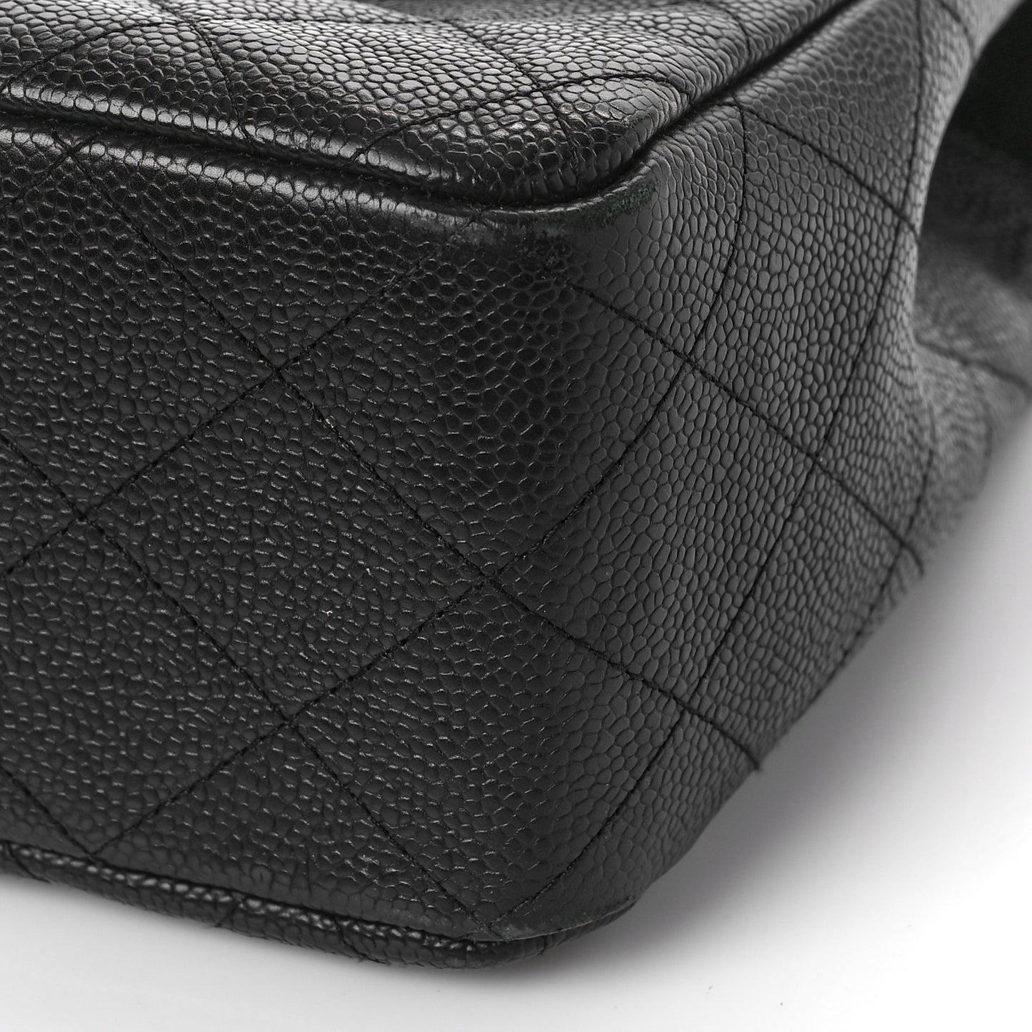 Caviar Quilted Jumbo Single Flap Black
