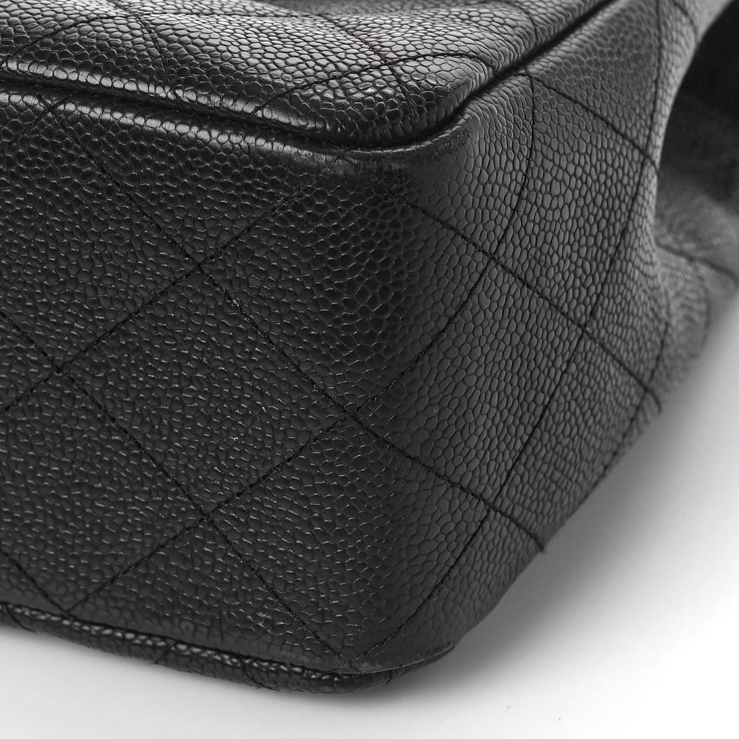 Chanel Caviar Quilted Jumbo Single Flap Black 9 of 13