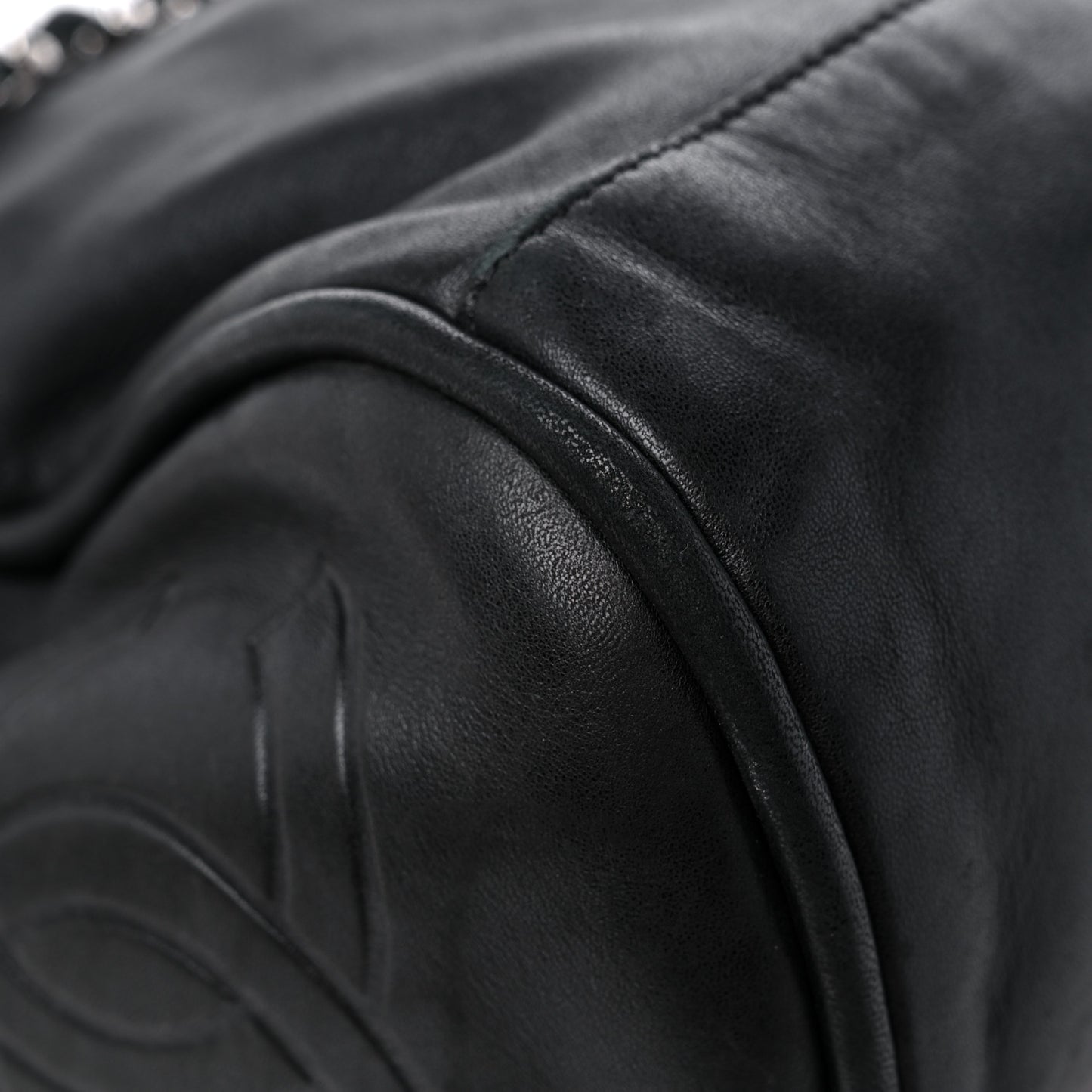 Lambskin Large Ultimate Soft Tote Black