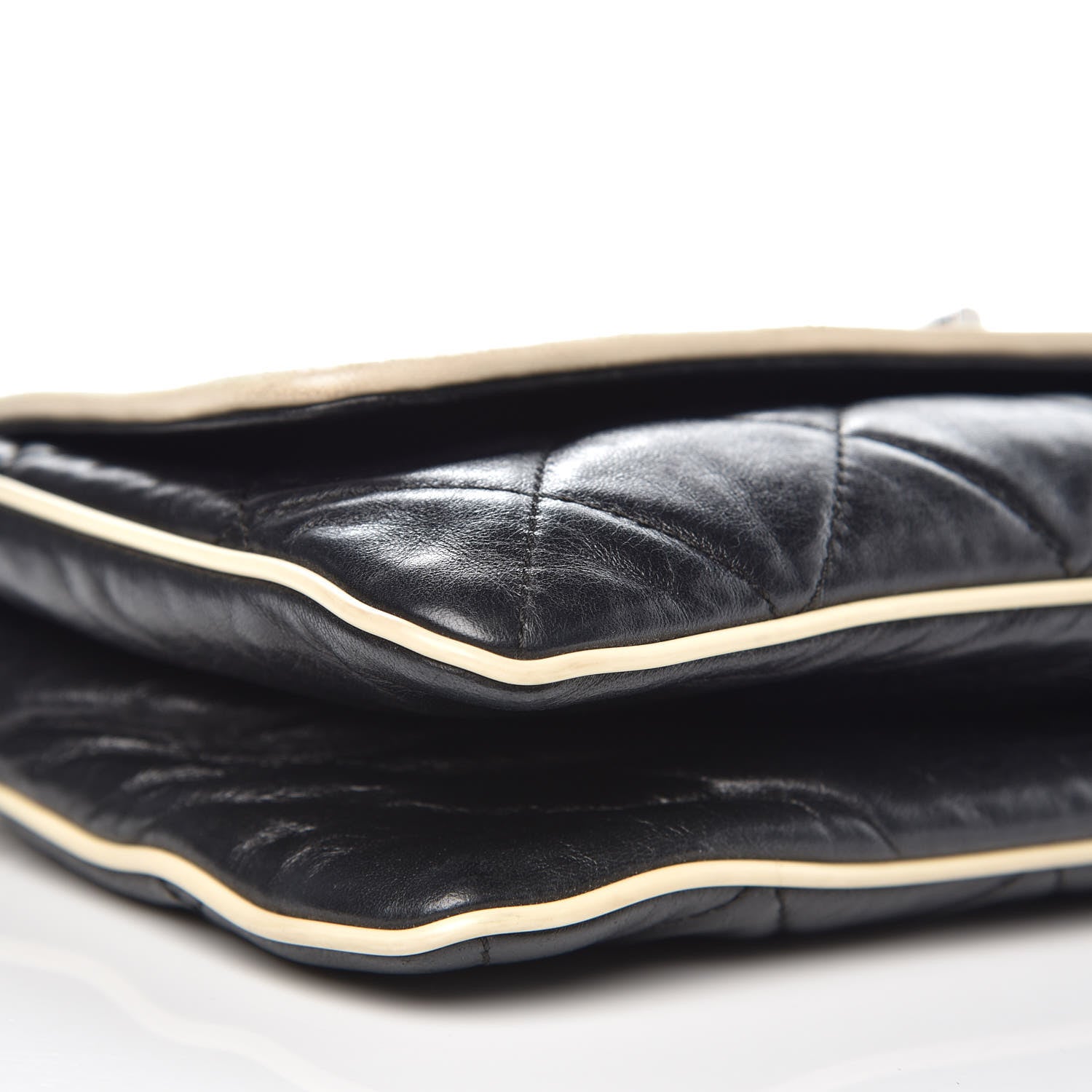 Chanel Lambskin East West Accordion Flap Black 8 of 12
