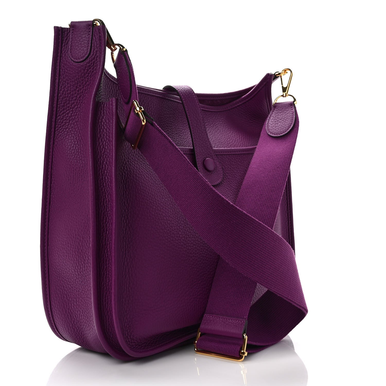 Hermes Taurillon Clemence Evelyne III GM Anemone 3 of 11
