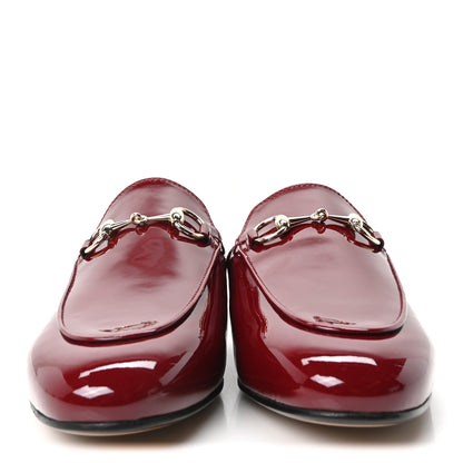 Gucci Patent Womens Princetown Slippers 36 Rosso Ancora 3 of 9