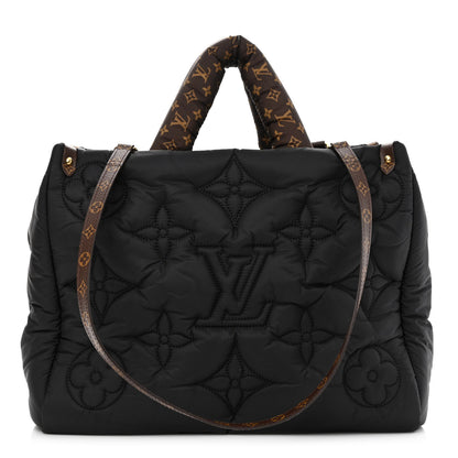 Louis Vuitton Econyl Monogram Pillow Giant Onthego MM Black 1 of 10