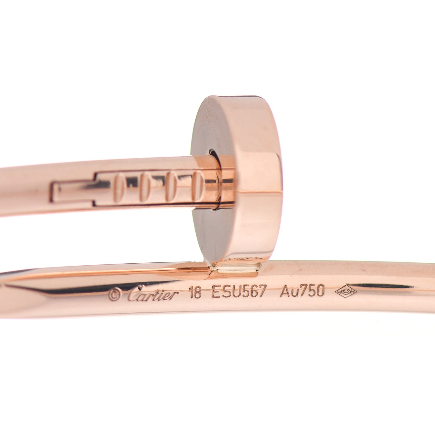 Cartier 18K Pink Gold Juste Un Clou Bracelet 18 4 of 5