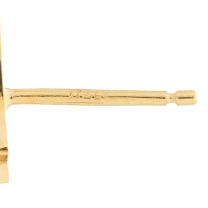 Tiffany 18K Yellow Gold T Smile Stud Earrings 3 of 5