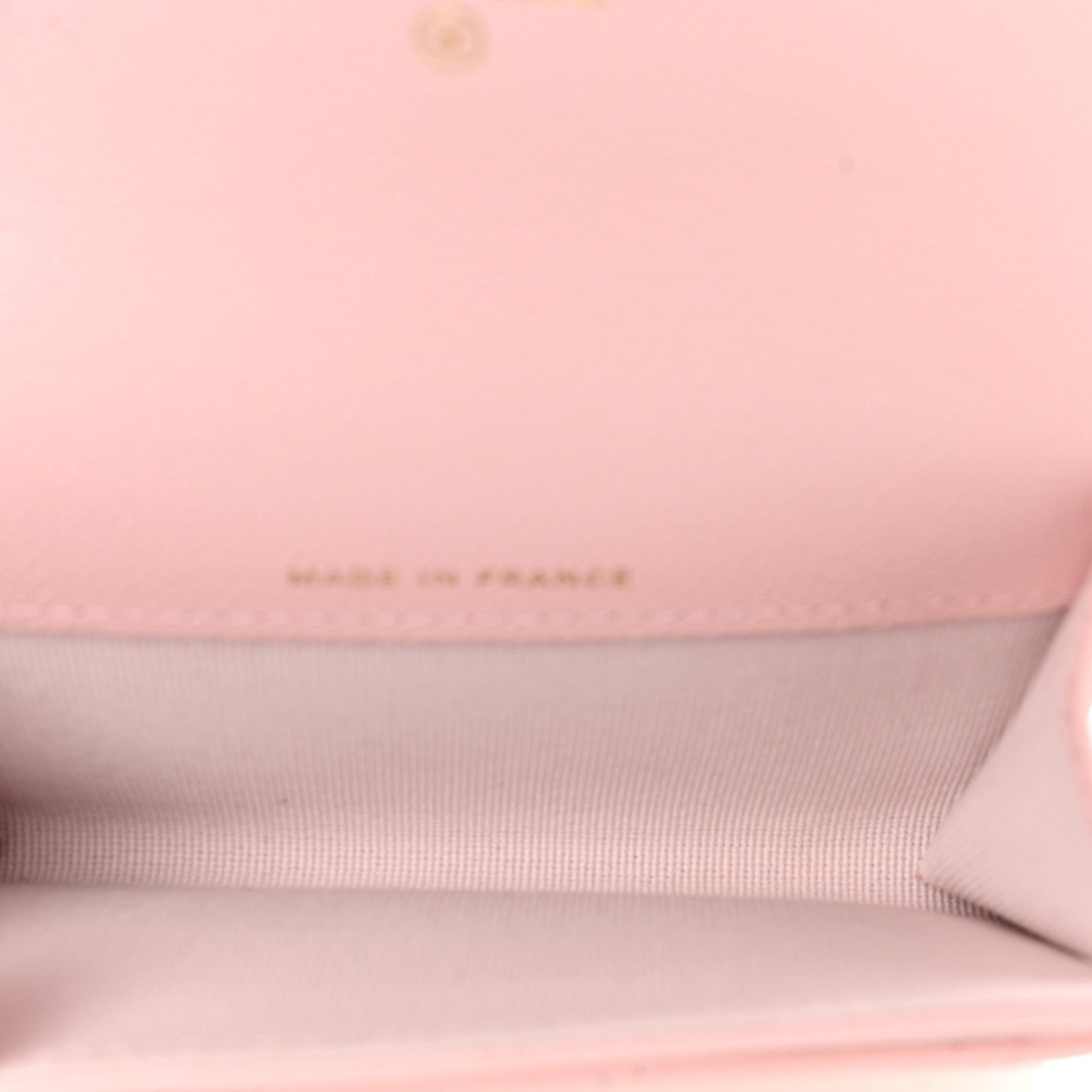 Chanel Caviar Quilted Flap Card Holder Wallet Light Pink 5 of 9