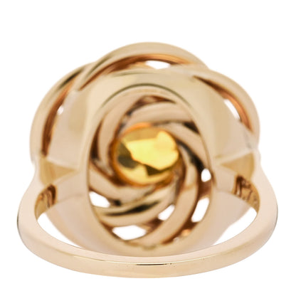 Tiffany 14K Yellow Gold Citrine Cocktail Ring 50 5.25 4 of 7