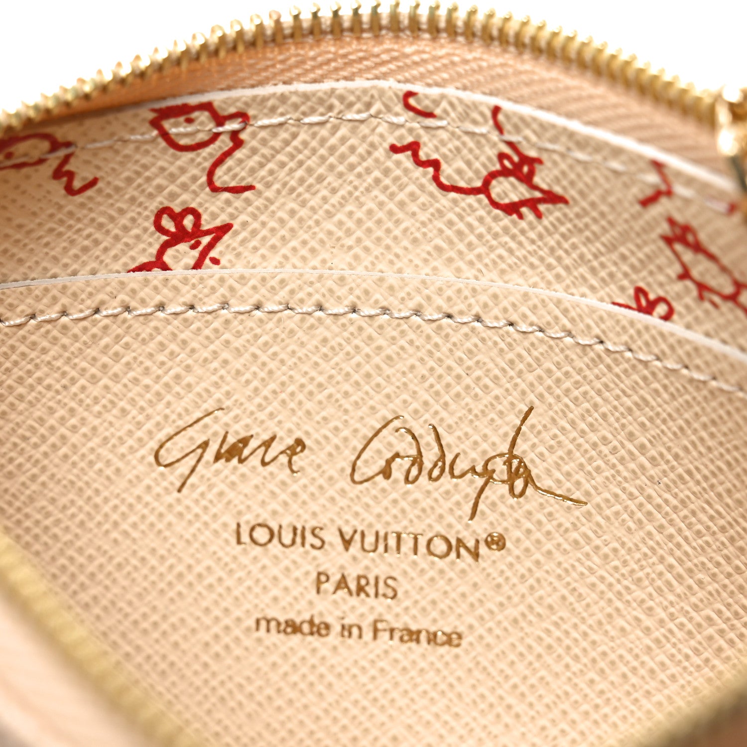 Louis Vuitton Monogram Coated Canvas Meowgram Key Pouch S 6 of 7