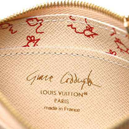 Louis Vuitton Monogram Coated Canvas Meowgram Key Pouch S 6 of 7