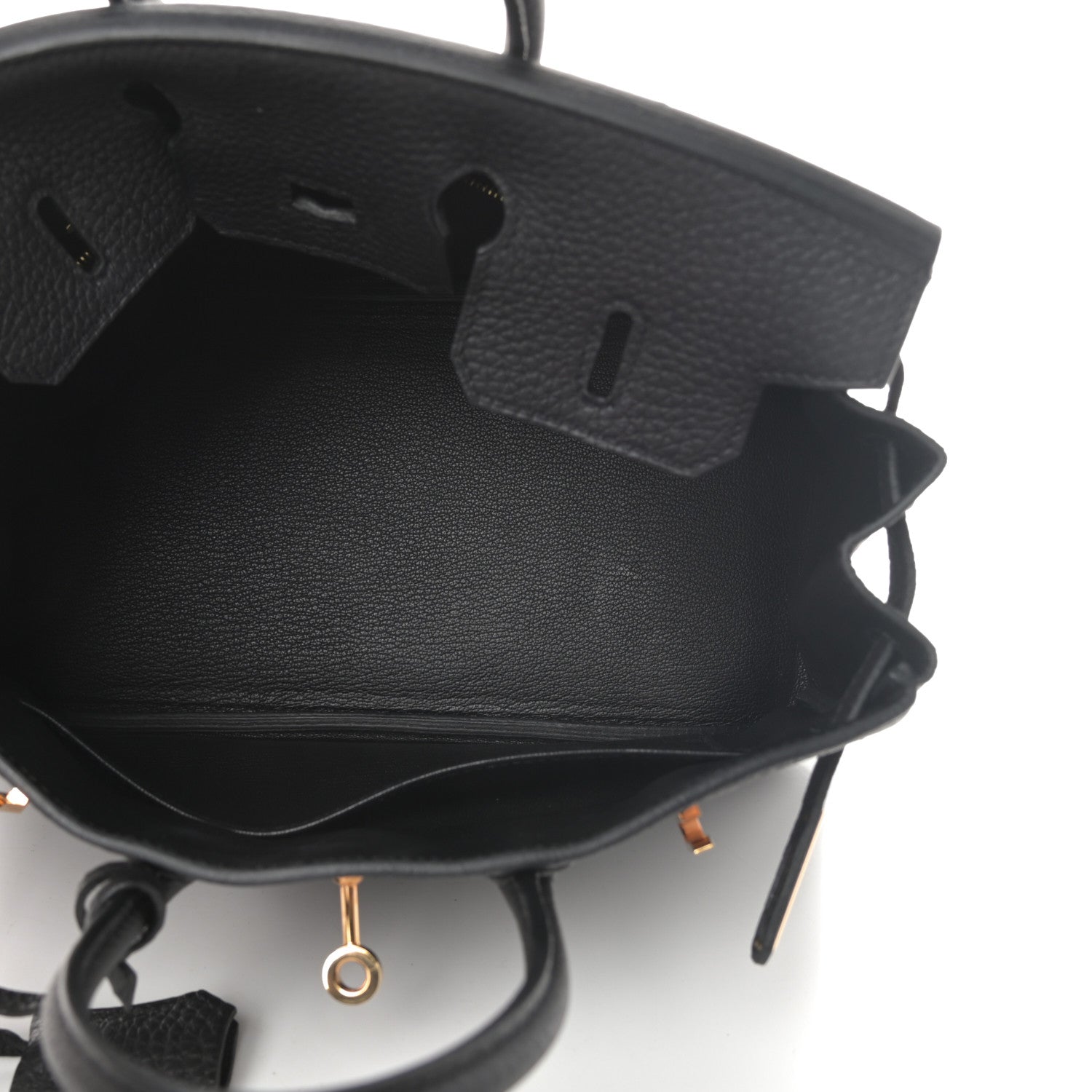 Hermes Togo Birkin 25 Black 13 of 34