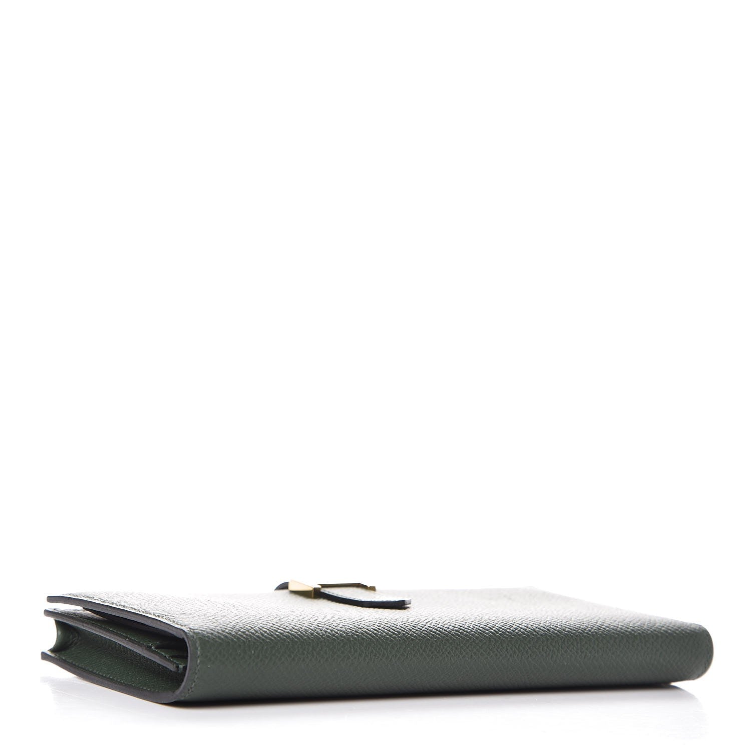Hermes Epsom Bearn Gusset Wallet Vert Anglais 4 of 7