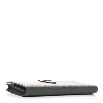 Hermes Epsom Bearn Gusset Wallet Vert Anglais 4 of 7