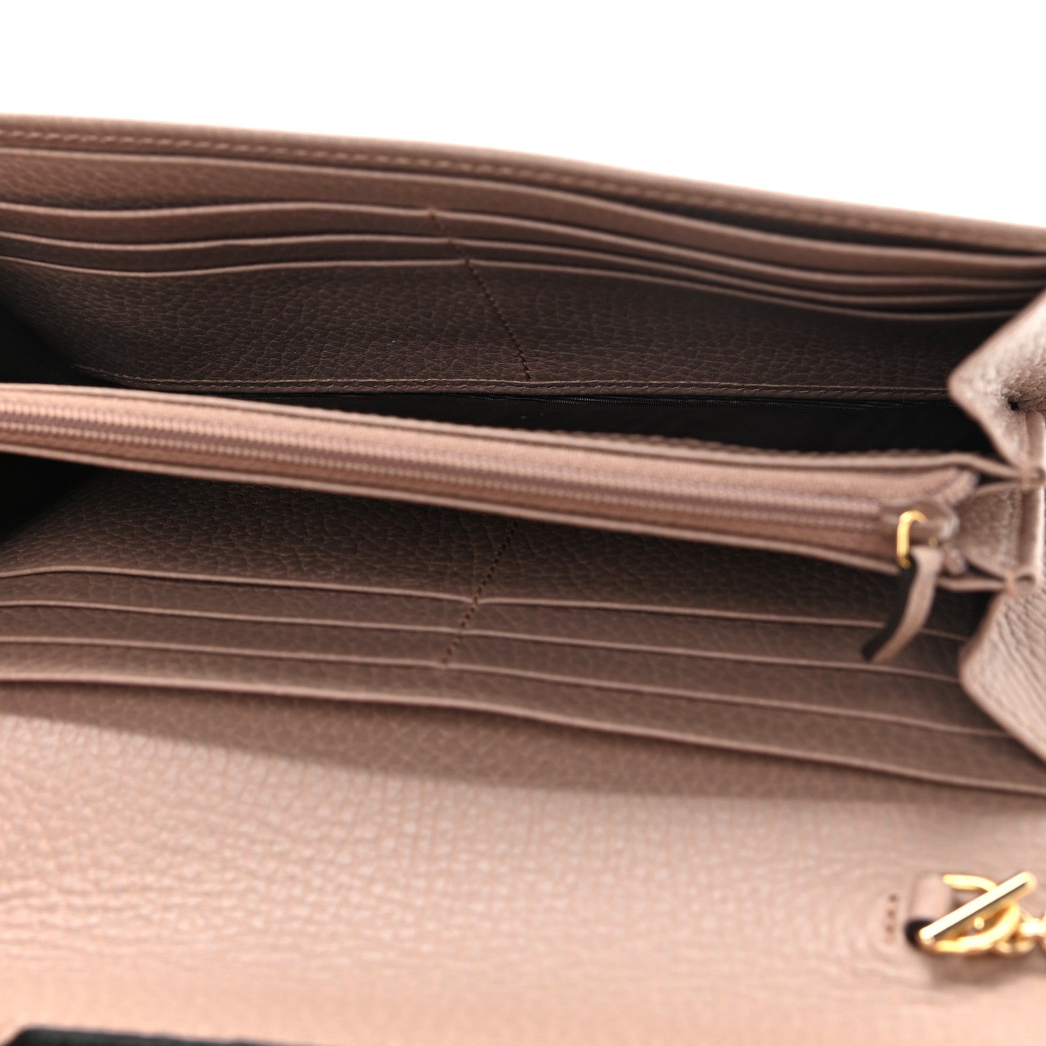 Gucci Dollar Calfskin Petite GG Marmont Wallet Chain Bag Porcelain Rose 4 of 12