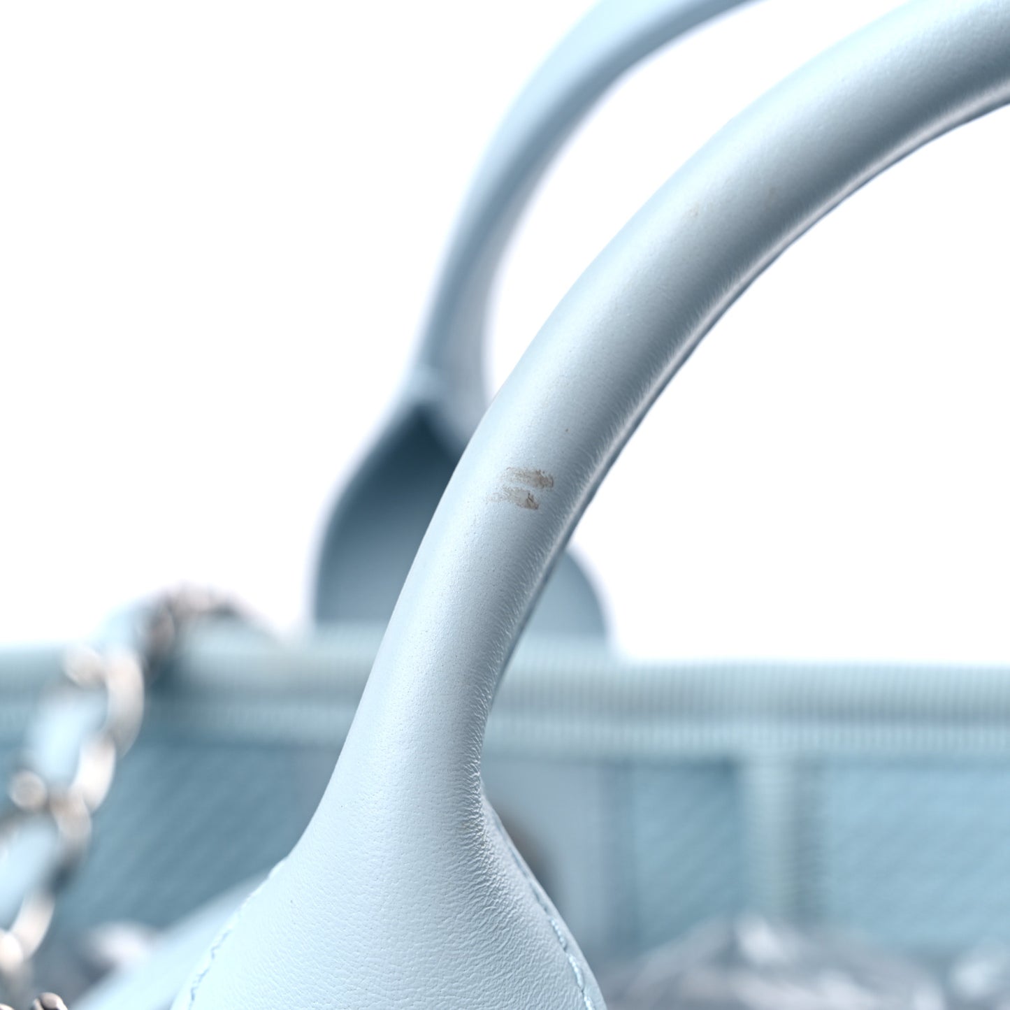 Mixed Fibers Small Deauville Tote Light Blue