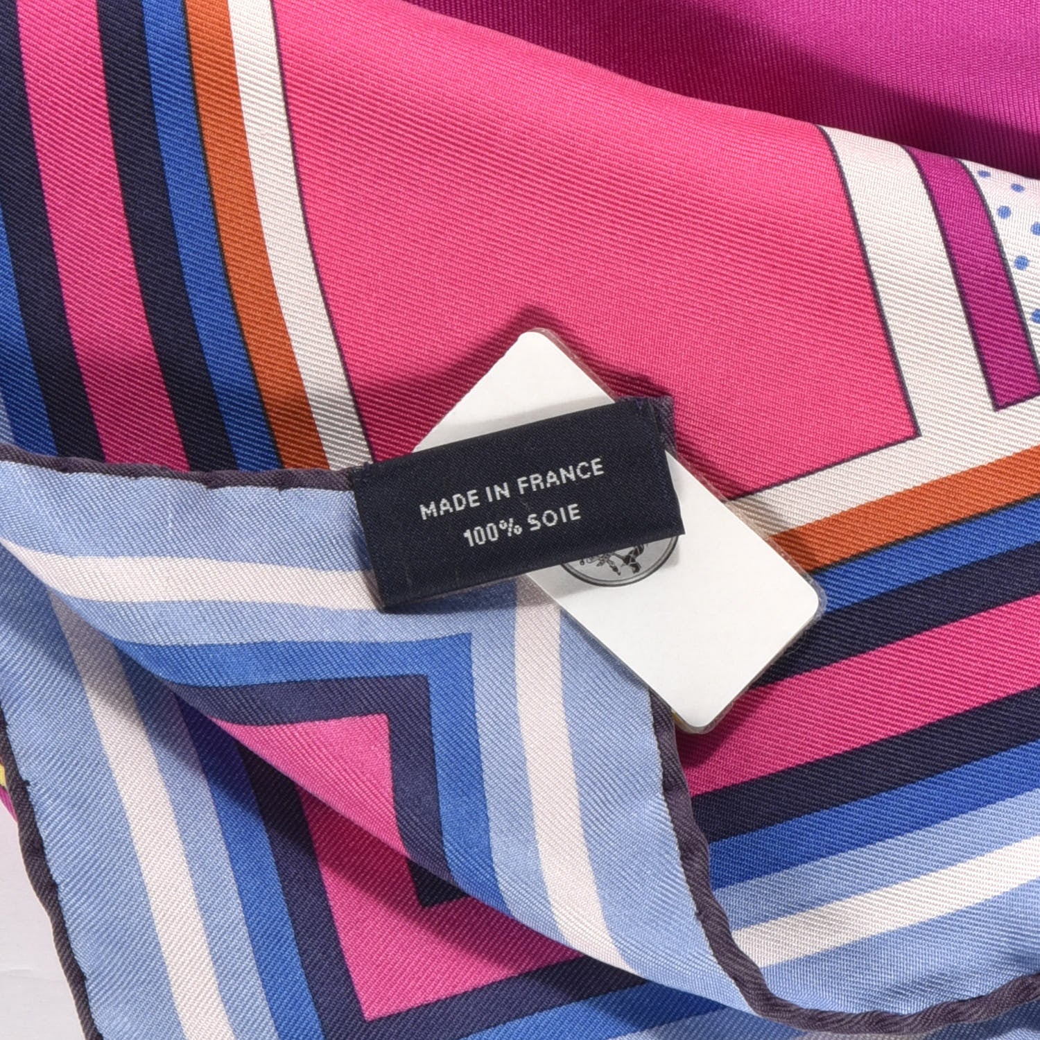 Hermes Silk Washingtons Carriage Scarf 90 Fuchsia Rose Vif 5 of 5