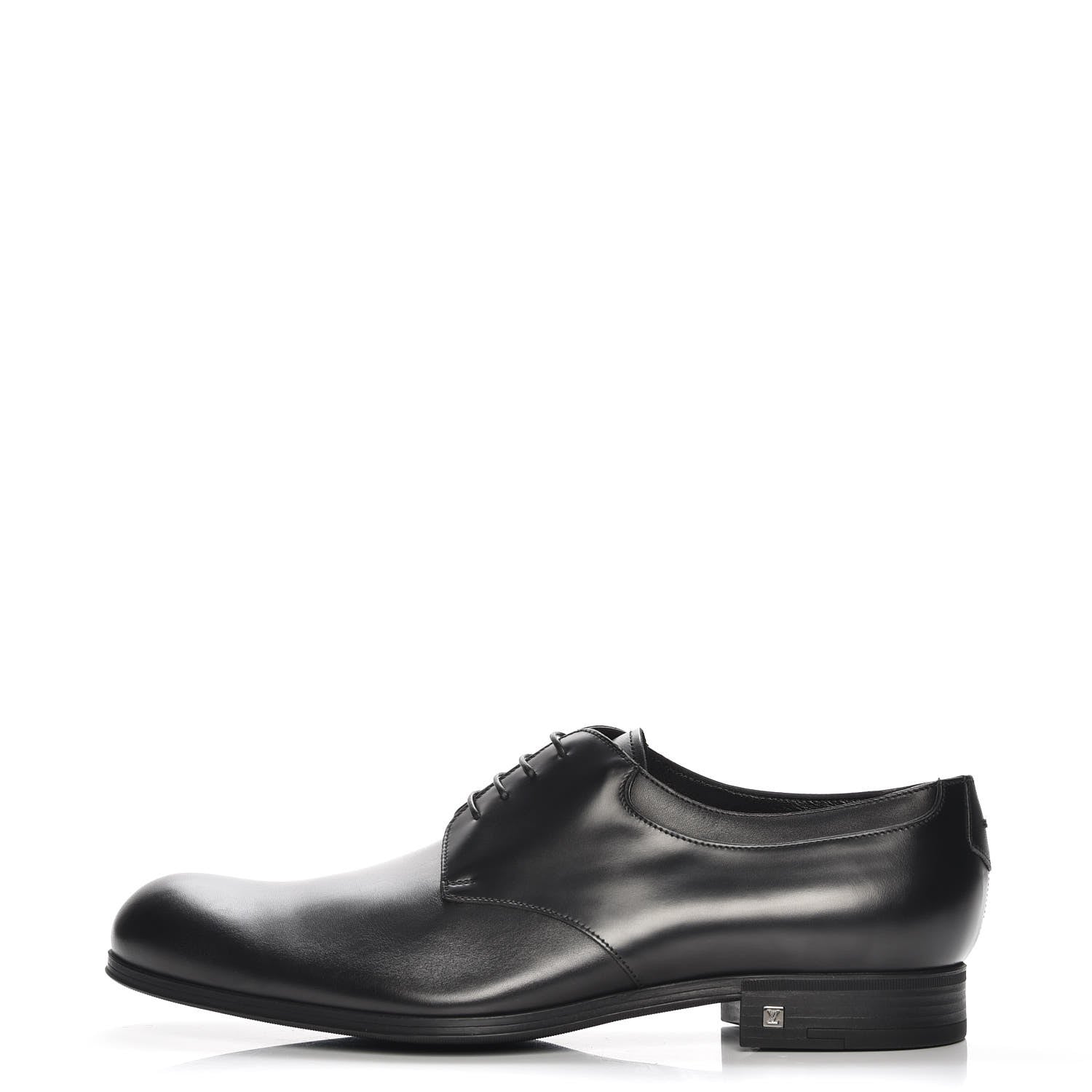 Louis Vuitton Lambskin Derby Lace Up Shoes 8 Black 1 of 7