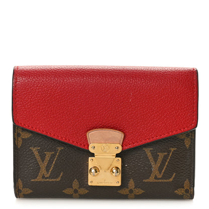 Louis Vuitton Monogram Pallas Compact Wallet NM Cherry 1 of 10