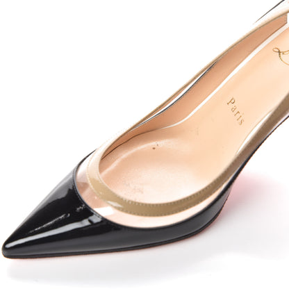 Christian Louboutin Patent PVC Paulina 100 Pumps 38.5 Black 10 of 10