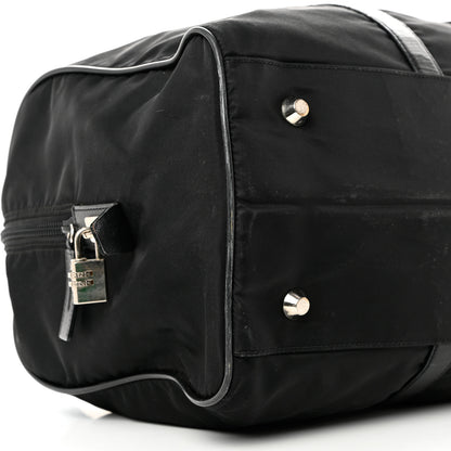 Prada Tessuto Nylon Saffiano Duffle Black 6 of 11