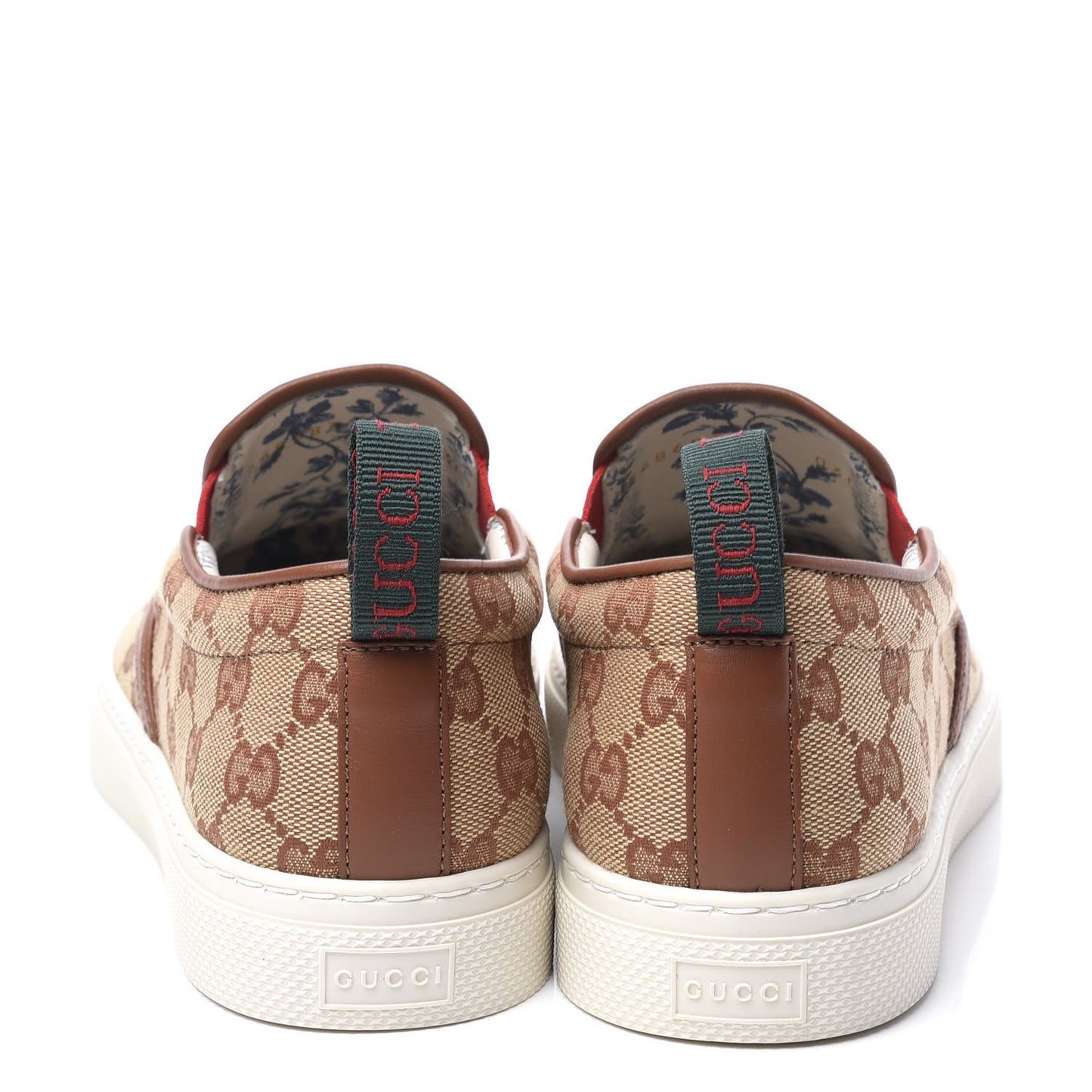 X MLB GG Monogram NY Yankees Embroidered Mens Slip On Sneakers 6 Beige Ruggine Rust