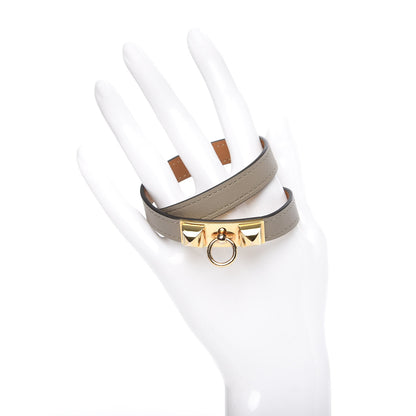 Hermes Swift Double Rivale Bracelet T2 Gris Asphalte 2 of 6