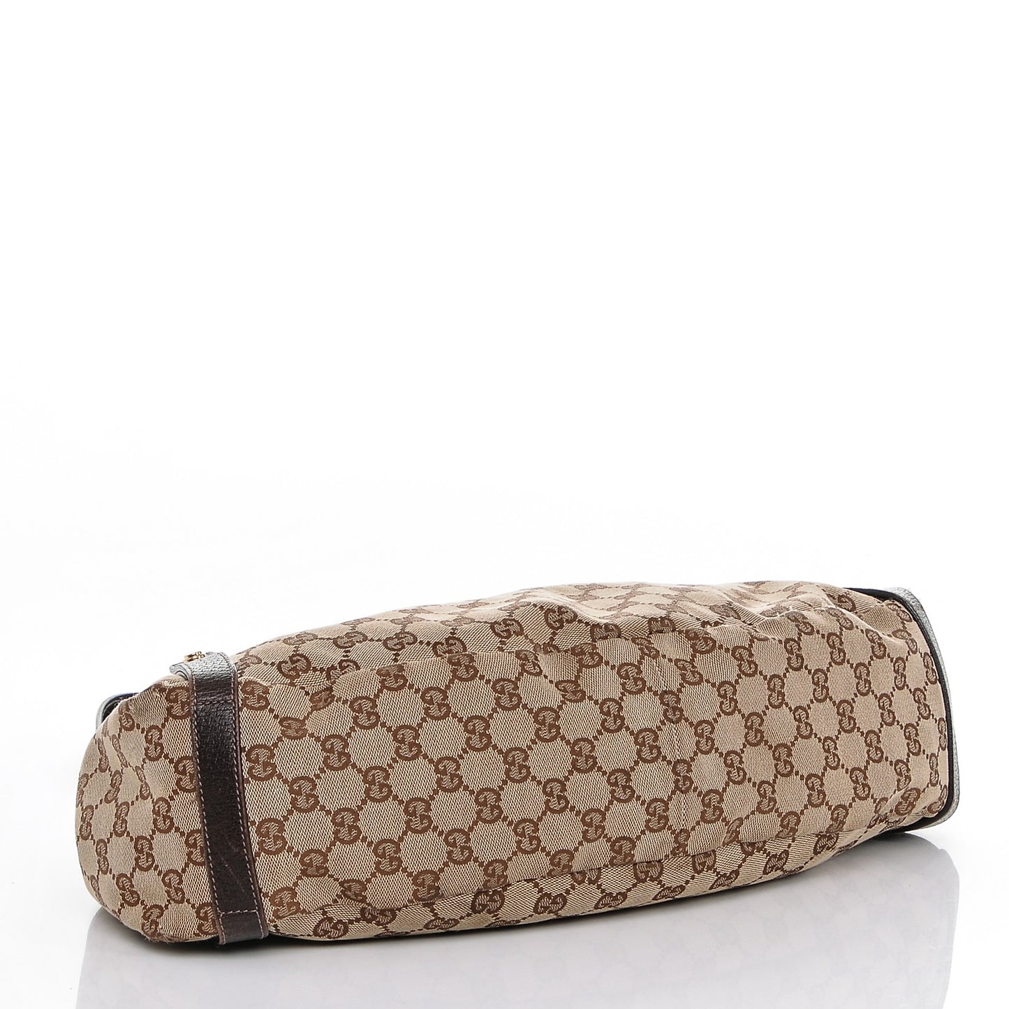 Monogram Medium Abbey Shoulder Bag Dark Brown