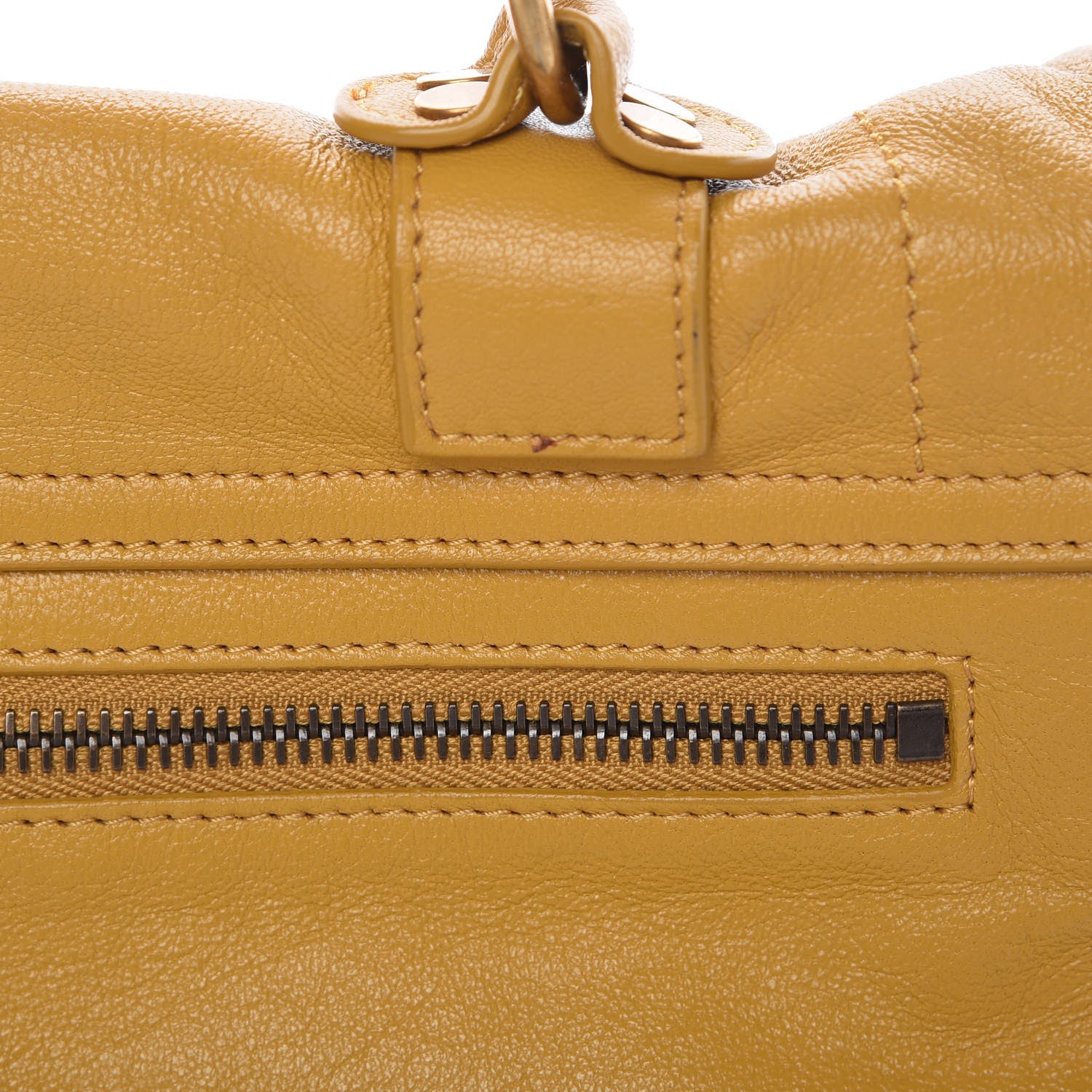 Proenza Schouler Lambskin Medium PS1 Satchel Mustard 11 of 13