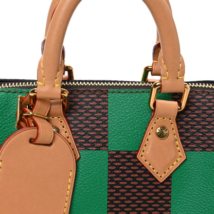 Louis Vuitton Damier Pop Speedy Bandouliere 18 Green 7 of 11