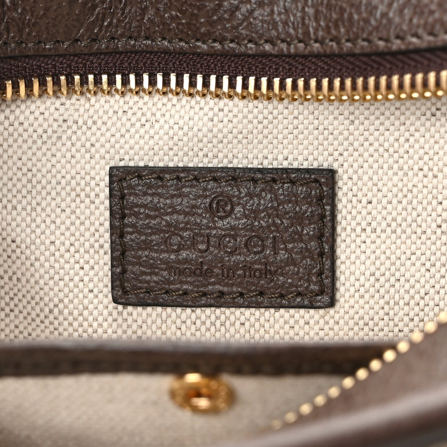 Monogram Jumbo GG Textured Dollar Calfskin Web Mini Crossbody Bag Camel Ebony New Acero