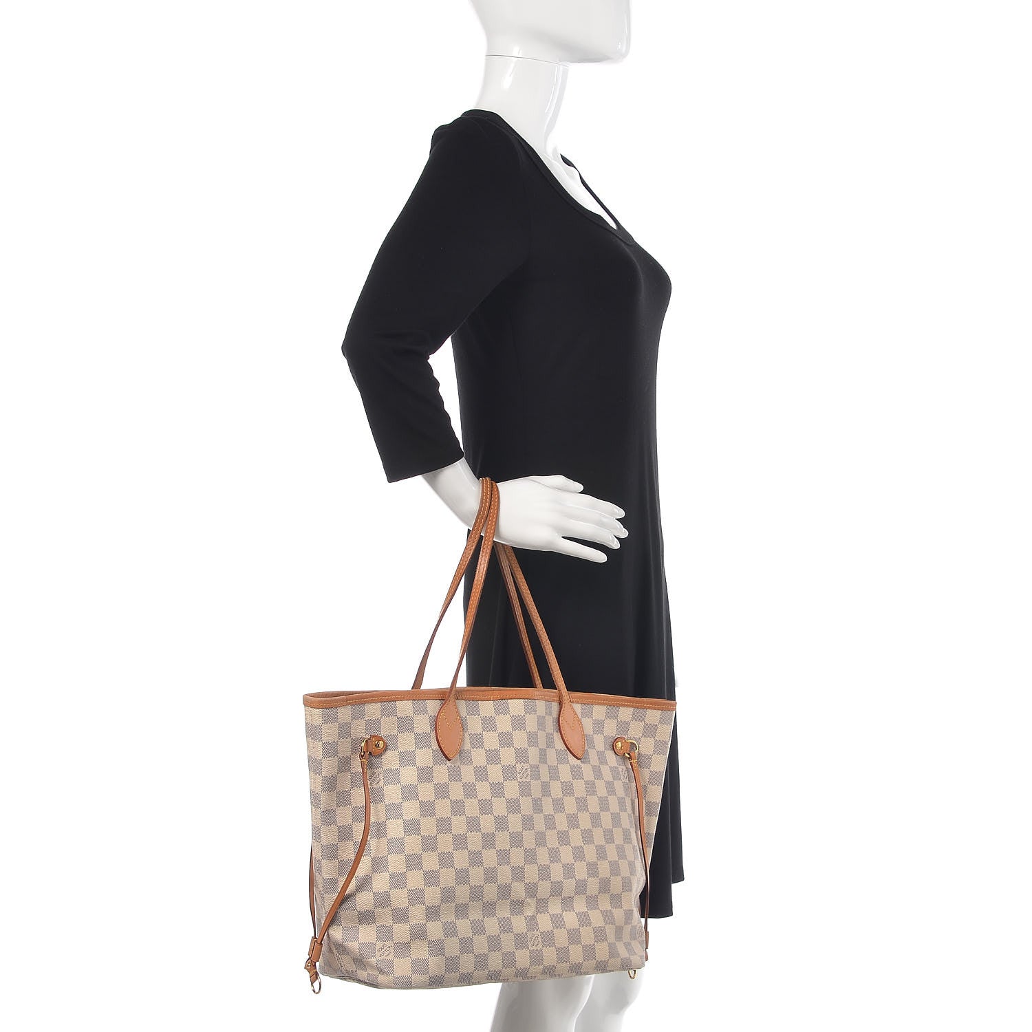 Louis Vuitton Damier Azur Neo Neverfull MM 2 of 22