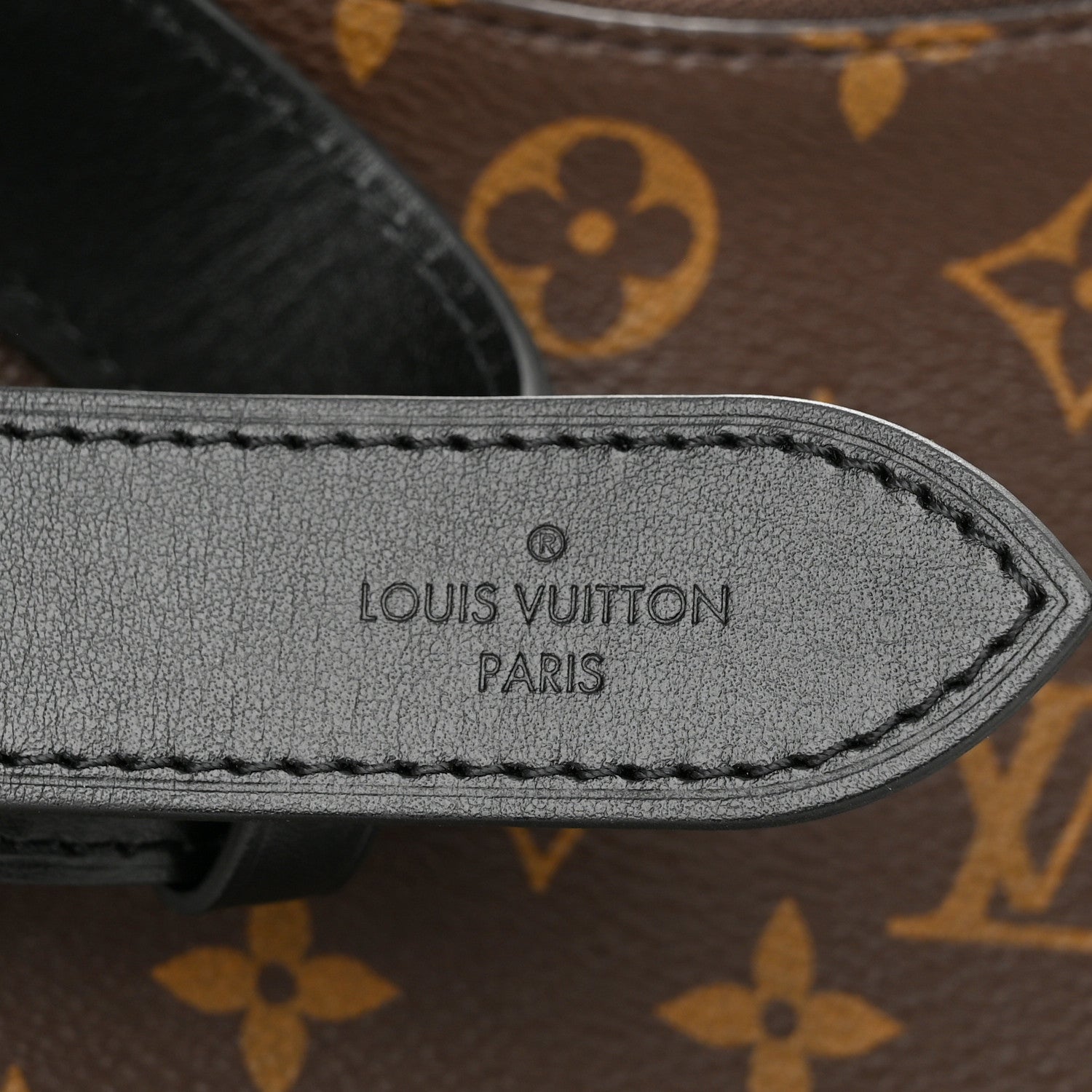 Louis Vuitton Monogram Odeon MM Black 6 of 9