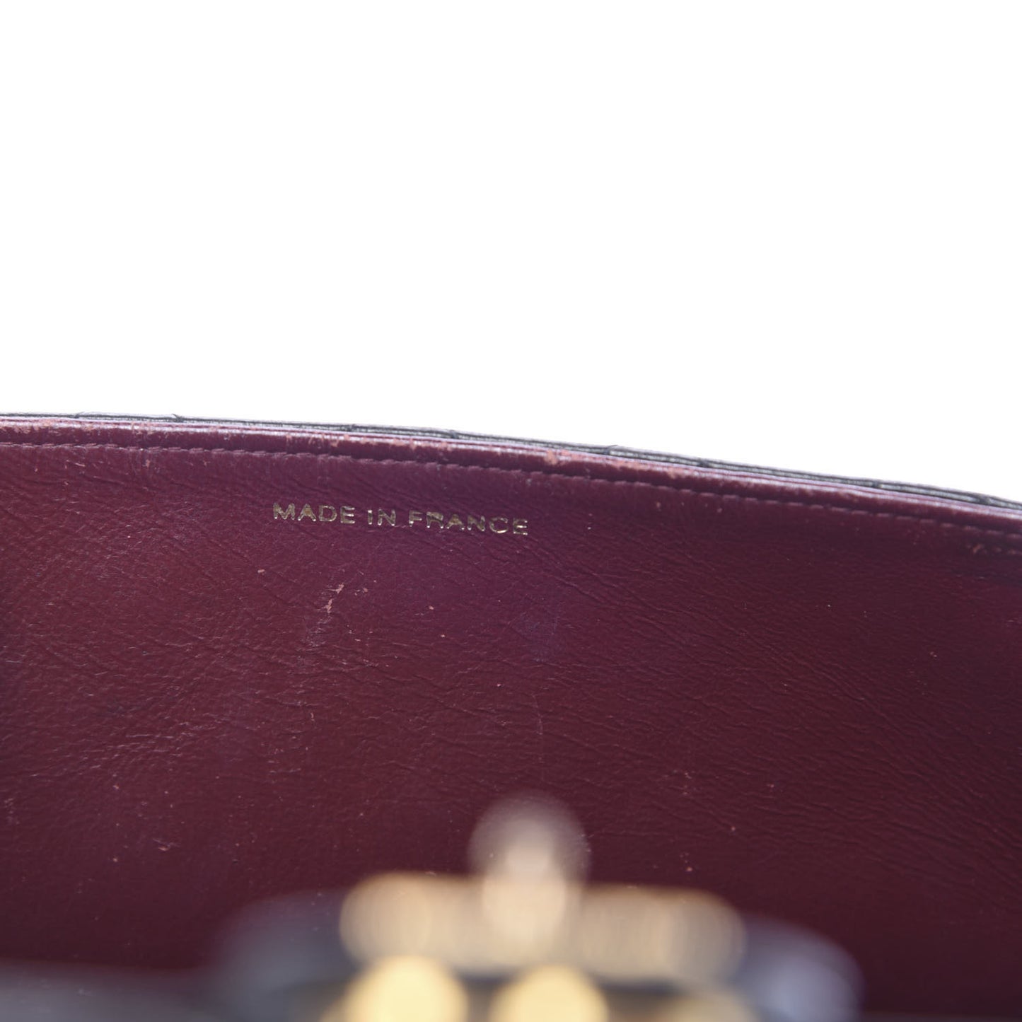 Lambskin Quilted Small Single Flap Black