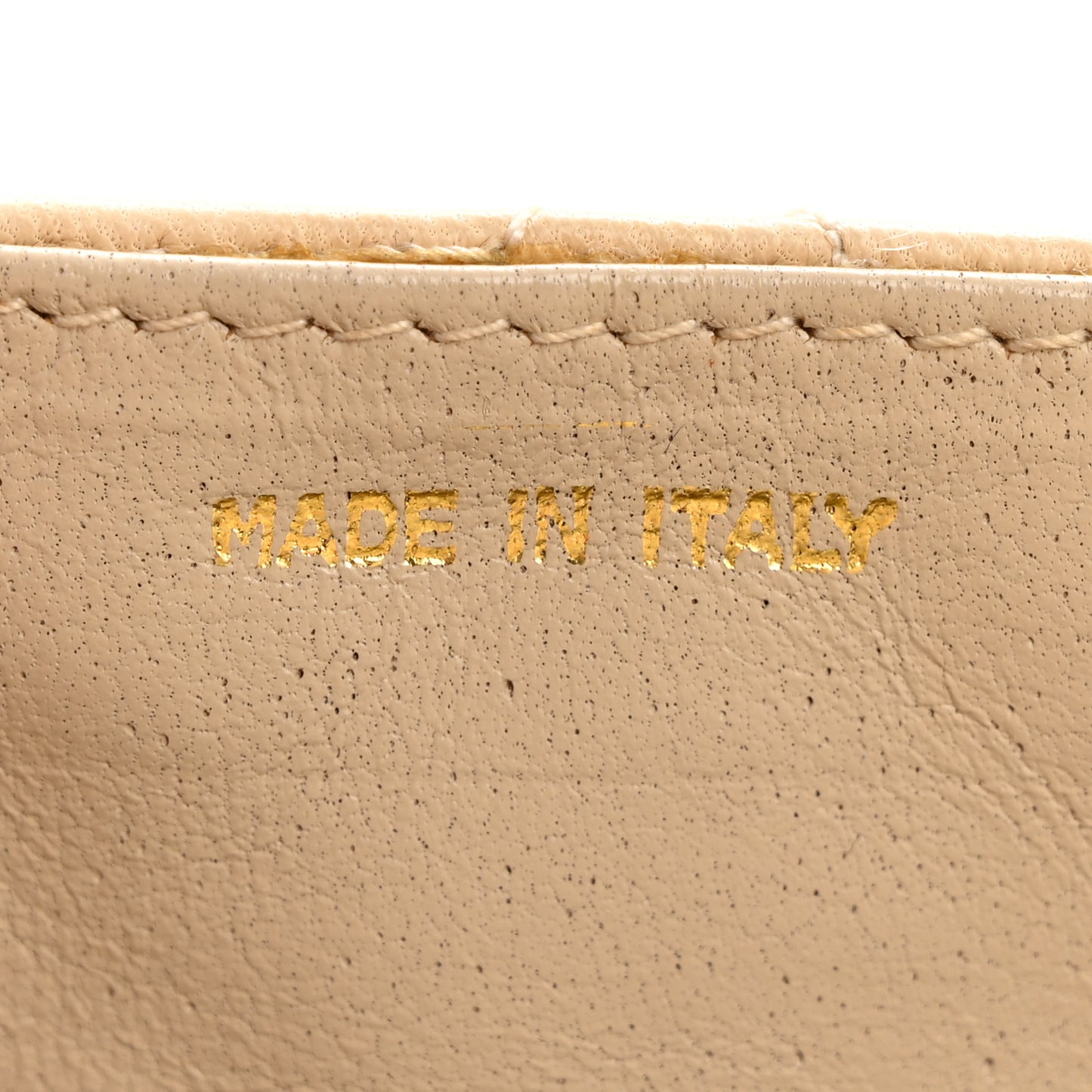 Lambskin Quilted Mini Camellia Flap Beige