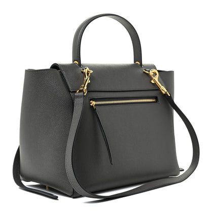 Celine Grained Calfskin Mini Belt Bag Grey 3 of 12