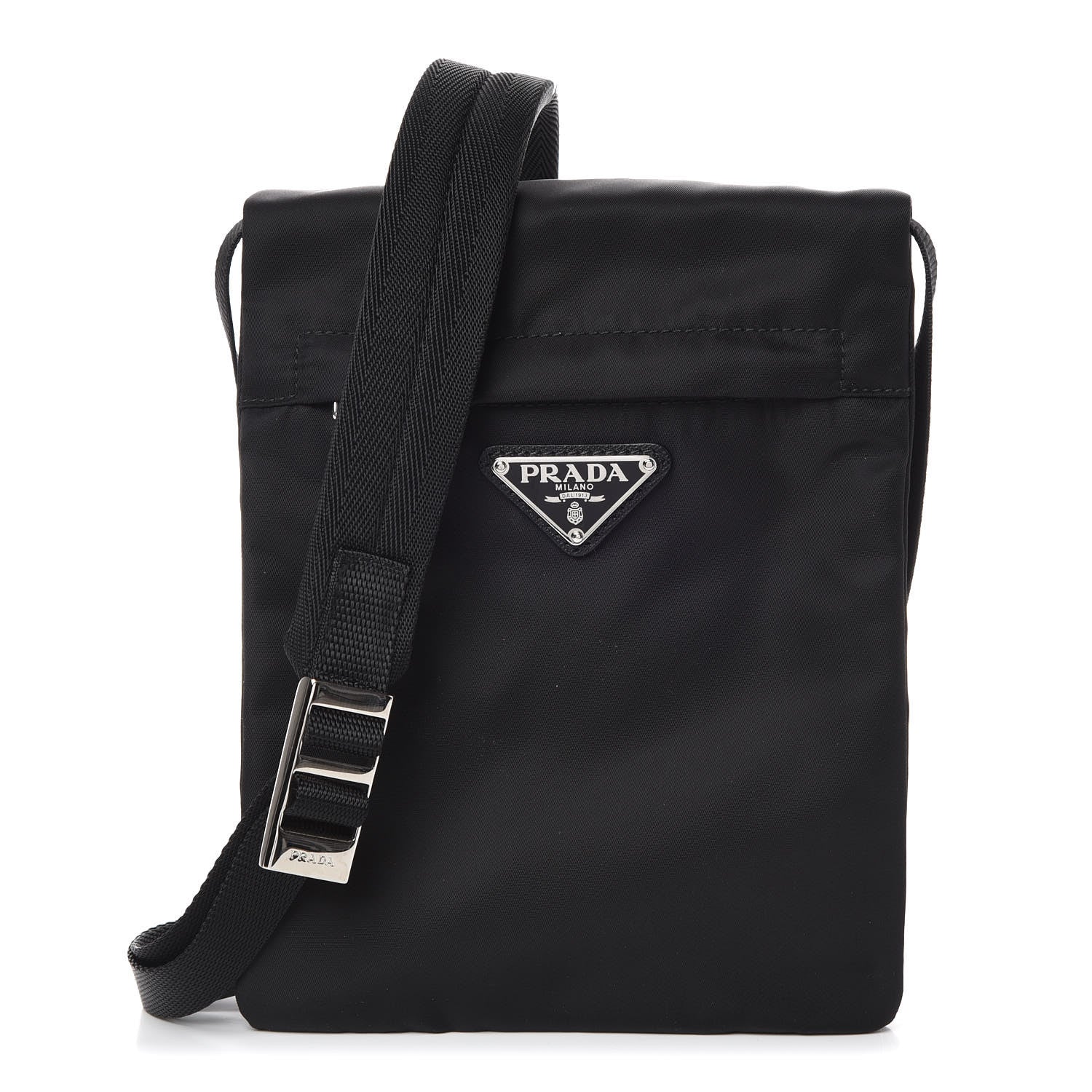 Prada Tessuto Nylon Crossbody Bag Black 1 of 9