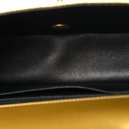 Chanel Metallic Calfskin Crocodile Embossed Cocodile Rectangular Mini Flap Gold 5 of 10