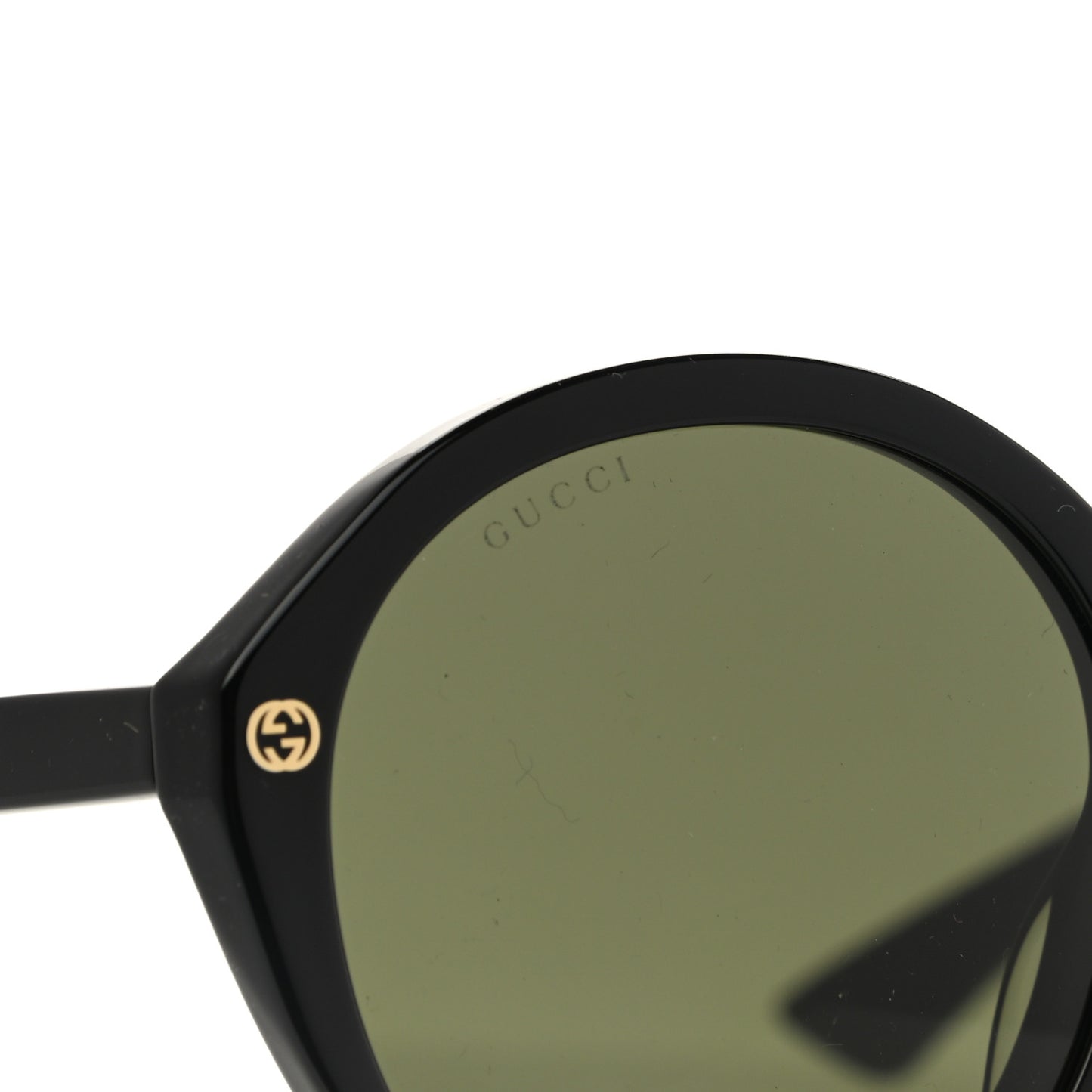 Acetate Round Sunglasses GG0023S Black