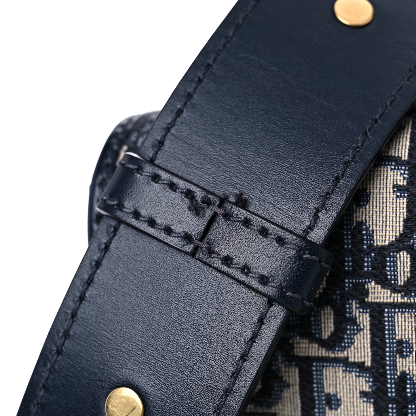 Oblique Square DiorAddict Flap Navy Blue