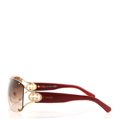 Gucci Crystal GG 2820/F/S Sunglasses Brown 3 of 7