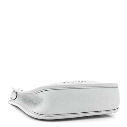 Hermes Taurillon Clemence Amazone Evelyne TPM Bleu Pale Indigo 4 of 12