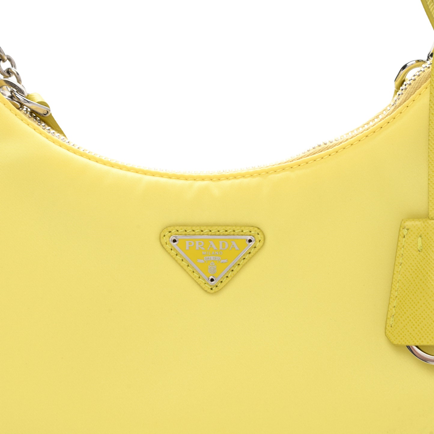 Nylon Saffiano Re-Edition 2005 Shoulder Bag Ananas