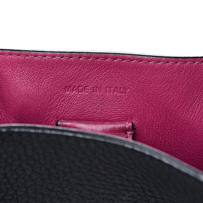 Christian Dior Bullcalf Medium Diorissimo Tote Black Rose Indien 7 of 14