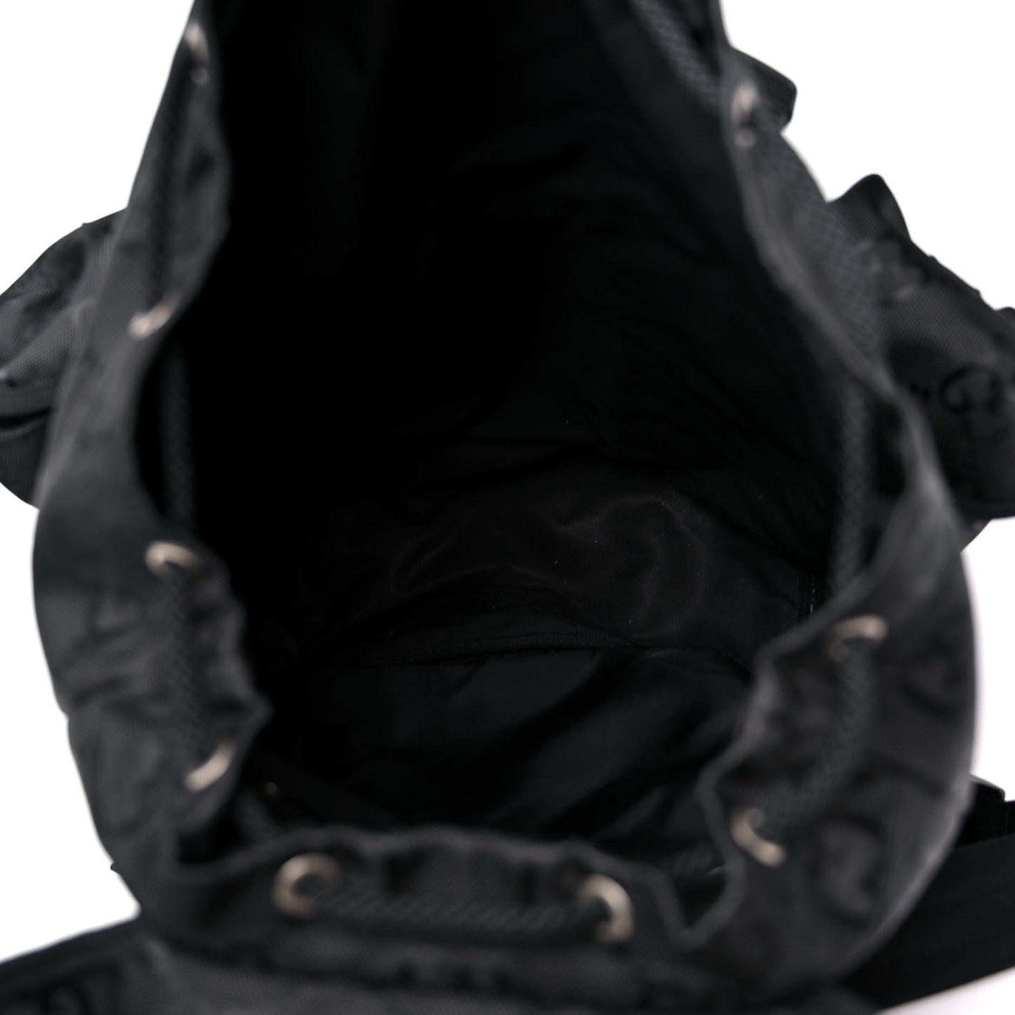 Econyl Nylon Monogram Off The Grid Utility Pocket Backpack Black