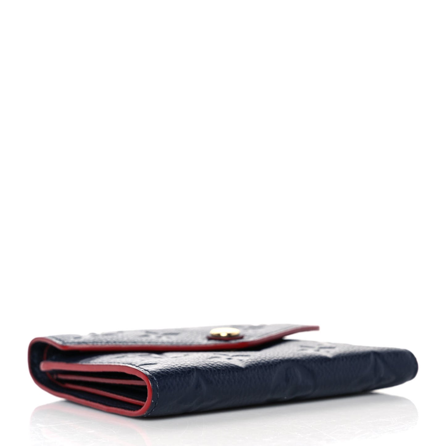 Empreinte Victorine Wallet Marine Rouge